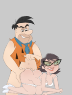 crossovers eleanor_butterbean fred_flintstone the_flintstones the_grim_adventures_of_billy_&_mandy // 967x1260 // 457KB