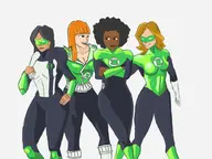 dc green_lantern guy_gardner hal_jordan john_stewart kyle_rayner lantern_corps rule_63 // 2000x1500 // 711KB