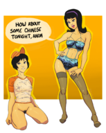 anne_chan bottomless suzie_chan the_amazing_chan_and_the_chan_clan // 1426x1789 // 901KB