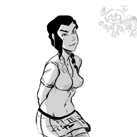 artist:terrible_the_drawfag asami_sato avatar:_the_last_airbender korra kuvira the_legend_of_korra // 600x600 // 82KB