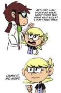 artist:donchibi colors_by_anonymous lily_loud lisa_loud parody the_loud_house // 504x767 // 177KB