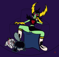 artist:capital-h crossovers lord_dominator lucy_loud ms._co_2021 nude the_loud_house wander_over_yonder // 1107x1072 // 345KB