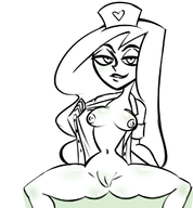 kim_possible nurse presenting shego // 1123x1209 // 367KB