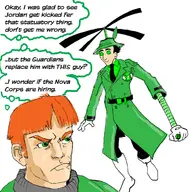 crossovers dc green_lantern guy_gardner inspector_gadget lantern_corps // 700x706 // 319KB