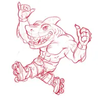 artist:raph13 street_sharks streex wip // 3000x3000 // 575KB