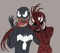carnage eddie_brock laughing_girls marvel parody venom // 1502x1341 // 861KB