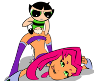 boxman buttercup dc futa powerpuff_girls starfire teen_titans teen_titans_go // 1043x896 // 231KB