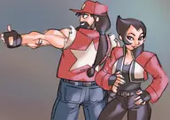 artist:ph ashi cosplay daughters_of_aku jack king_of_fighters rock_howard samurai_jack snk terry_bogard // 1107x780 // 189KB