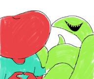 artist:akunim baman_piderman pumkin squib // 824x696 // 504KB