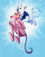 coc blue_lantern crossovers dariu-s dc hope_corgi lantern_corps pink_panther the_pink_panther_show // 793x1000 // 373KB