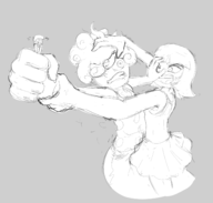 artist:tullymonst3r crossovers dexter dexter's_laboratory ed_edd_n_eddy kanker_sisters lee_kanker lee_lee // 1397x1335 // 338KB