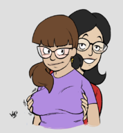 artist:yoto bob's_burgers boob_grope gayle_genarro linda_belcher // 783x846 // 162KB