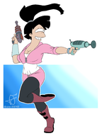 amy_wong artist:draw-fiend fusion futurama turanga_leela // 1364x1818 // 373KB