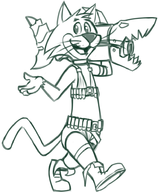 artist:redout cosplay jinx league_of_legends mr_jinks the_huckleberry_hound_show // 772x939 // 335KB