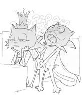 artist:dbaru caturday dagzobad horribelle kitty_quest vaginal // 1191x1387 // 357KB