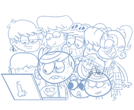 lana_loud leni_loud lily_loud lincoln_loud lisa_loud lola_loud lori_loud luan_loud lucy_loud luna_loud lynn_loud_jr. m_m the_loud_house // 2070x1700 // 612KB