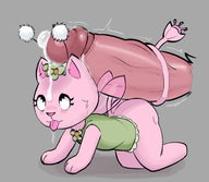 artist:stupidgnoll bottomless caturday gabby's_dollhouse kitty_fairy // 1665x1444 // 894KB