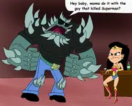 cosplay dc diana_prince doomsday johnny_bravo johnny_bravo_(series) parody wonder_woman // 1280x1024 // 236KB