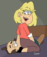 artist:courier facesitting lynn_loud_sr. rita_loud the_loud_house // 1167x1399 // 303KB
