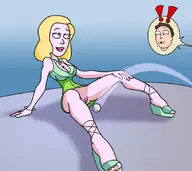 artist:hopethishelps beth_smith jerry_smith rick_and_morty // 862x768 // 117KB