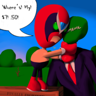 anonymous artist:deidatvm homestar_runner_(series) strong_bad // 4000x4000 // 3.5MB