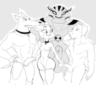 artist:dbaru ben_10 ben_tennyson blitz bojack_horseman crossovers handjob mr._peanutbutter nicole_watterson nude rath road_rovers the_amazing_world_of_gumball // 1815x1611 // 582KB