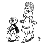 artist:lhk freddie_fear freddie_fear_son_of_a_witch mrs._fear the_beano // 800x800 // 106KB