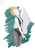 artist:dogma cosplay dragon's_lair pearl princess_daphne steven_universe // 992x1409 // 147KB