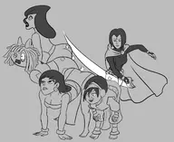avatar:_the_last_airbender chel crossovers dc dreamworks kim_possible ms._co_2025 parody plus-sized_elf ragatha raven shego spanking teen_titans the_amazing_digital_circus the_road_to_el_dorado toph_beifong // 1704x1389 // 486KB