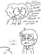 artist:bluejr comics kelly marco_diaz parody star_vs._the_forces_of_evil // 600x800 // 193KB