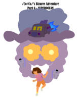 crossovers dora_marquez dora_the_explorer jailbot jojo's_bizarre_adventure ms._frizzle parody superjail the_magic_school_bus warden // 769x945 // 94KB