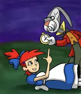 alice alice_in_wonderland cosplay disney foster's_home_for_imaginary_friends frankie_foster mr._herriman ms._co_2024 parody white_rabbit // 1640x1920 // 552KB