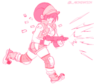 artist:chickpea artist:liefeldianabomination avatar:_the_last_airbender fio_germi fusion metal_slug toph_beifong // 1500x1346 // 371KB