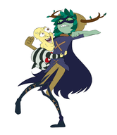 adventure_time artist:NeverMansplainy crossovers huntress_wizard mr._always_wants_to_be_hunted rick_and_morty // 2600x3000 // 950KB