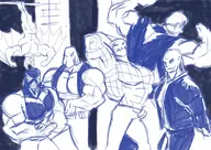 bane blockbuster bonecrusher dc killer_croc kirk_langstrom man-bat solomon_grundy // 4650x3300 // 825KB