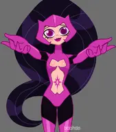 artist:baohda carol_ferris dc dc_super_hero_girls star_sapphire // 706x800 // 220KB