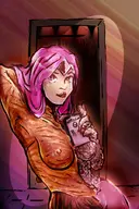 artist:terrible_the_drawfag dc element_woman flashpoint manunam_(colors) selfie // 600x900 // 231KB