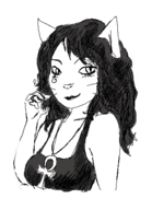 artist:smagg catgirl dc death death_of_the_endless sandman // 338x466 // 61KB