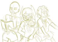 asajj_ventress grieve-tan mai_minakami maul-tan mio_naganohara nichijou parody star_wars yuuko_aioi // 798x580 // 350KB