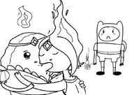 adventure_time cinnamon_bun finn_mertens flame_princess // 1040x739 // 141KB