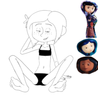 artist:smeet coraline coraline_jones // 3200x3200 // 2.6MB