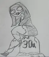 artist:billyfutureboy sally the_nightmare_before_christmas // 2170x2555 // 2.1MB