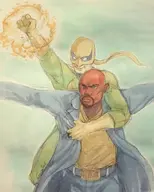 coarsefur danny_rand iron_fist luke_cage marvel parody power_man scrubs // 750x934 // 496KB