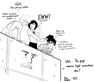 artist:languidhermit bailey_briggs kid_venom kintaro marvel peni_parker spider-boy the_wall // 2372x2056 // 909KB