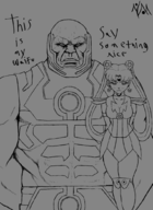 crossovers darkseid dc neko pretty_guardian_sailor_moon sailor_moon // 761x1044 // 352KB