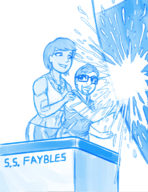 artist:liquidmark-alpha bubbles faye_whitaker questionable_content // 593x768 // 444KB