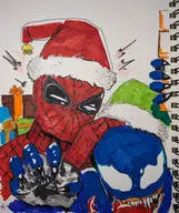 artist:gh eddie_brock marvel peter_parker spider-man venom // 1773x2118 // 3.1MB