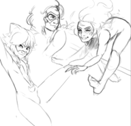 adrien_agreste artist:necrolepsy black_cat chat_noir cosplay crossovers felicia_hardy marvel miraculous_ladybug rule_63 // 751x721 // 201KB