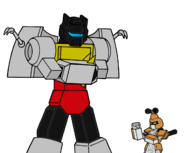 crossovers grimlock medabots metabee parody transformers // 1252x1000 // 306KB