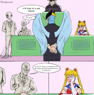 artist:deadassspider comics crossovers harvey_birdman harvey_birdman,_attorney_at_law hiram_mightor khonshu marvel moon_knight pretty_guardian_sailor_moon sailor_moon // 1022x1039 // 1.6MB